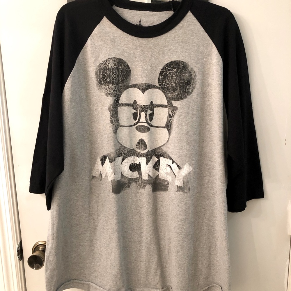 2XL Mickey Mouse Quarter Sleeve Tee